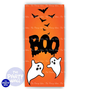 Halloween - Funda para mampara de punta redonda o rectangular Mampara de punta redonda