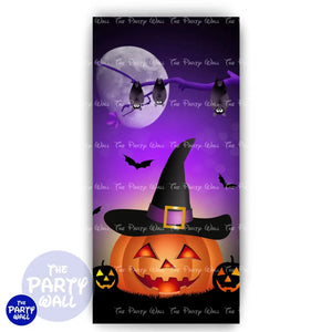 Halloween - Funda para mampara de punta redonda o rectangular Mampara de punta redonda