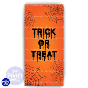 Halloween - Funda para mampara de punta redonda o rectangular Mampara de punta redonda