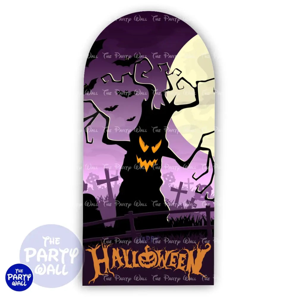 Halloween - Funda para mampara de punta redonda o rectangular Mampara de punta redonda