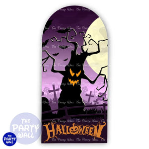 Halloween - Funda para mampara de punta redonda o rectangular Mampara de punta redonda