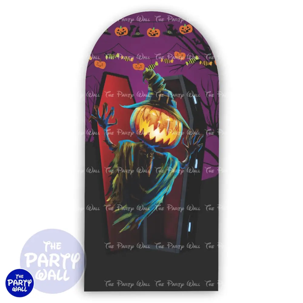 Halloween - Funda para mampara de punta redonda o rectangular Mampara de punta redonda