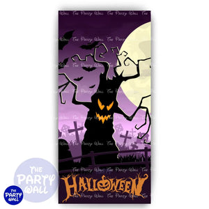 Halloween - Funda para mampara de punta redonda o rectangular Mampara de punta redonda