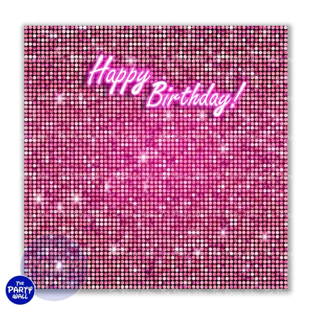 Happy Birthday - Funda para mampara cuadrada o rectangular Cuadrado o Rectangular