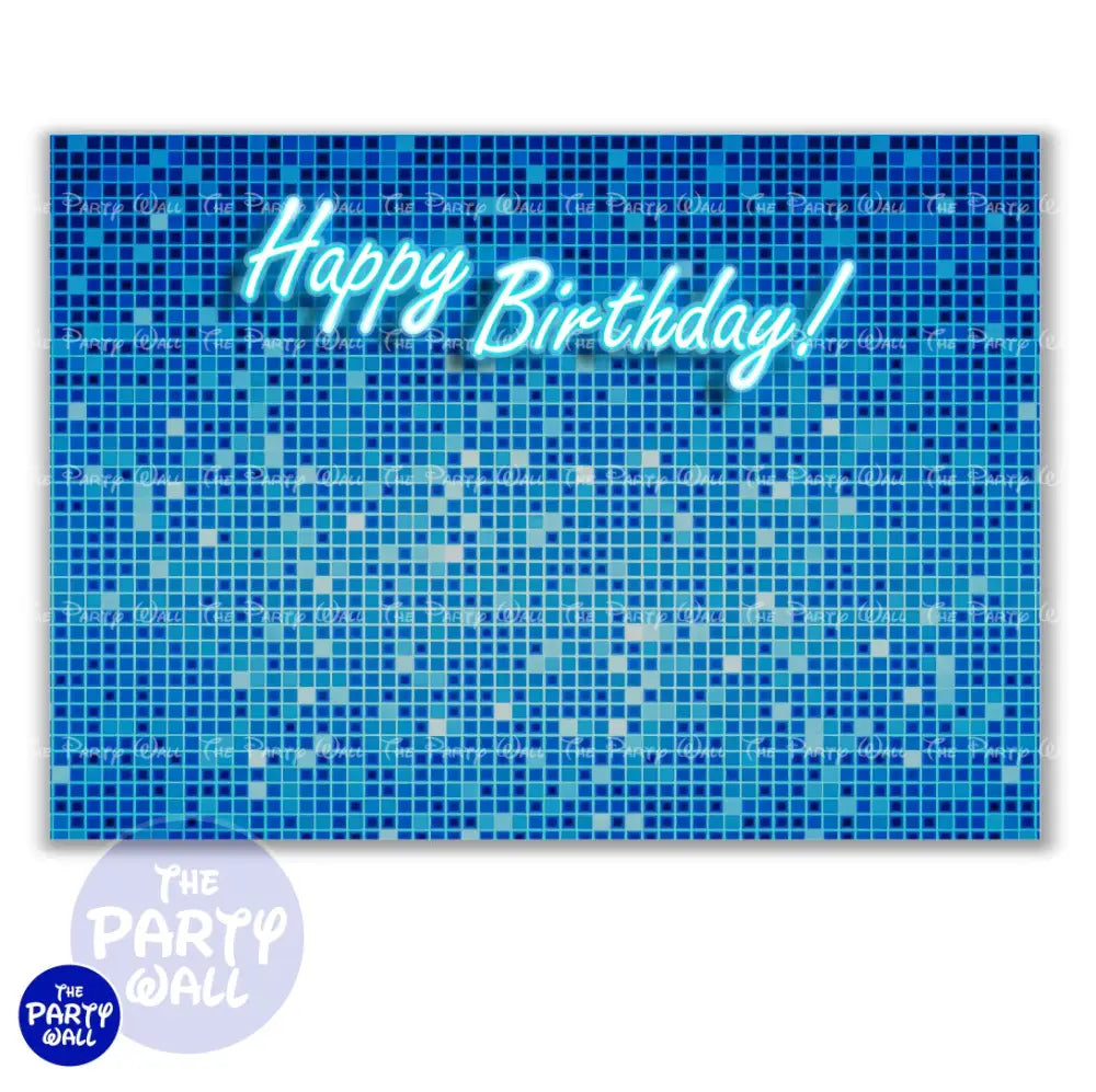 Happy Birthday - Funda para mampara cuadrada o rectangular Cuadrado o Rectangular