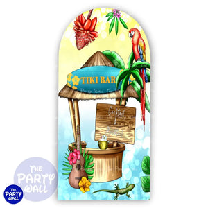 Hawaii - Funda para mampara de punta redonda o rectangular Mampara de punta redonda