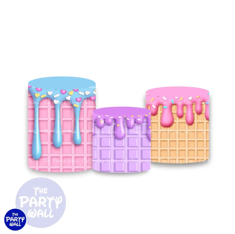 Helado - Ice Cream - Fundas para cilindros Cilindros