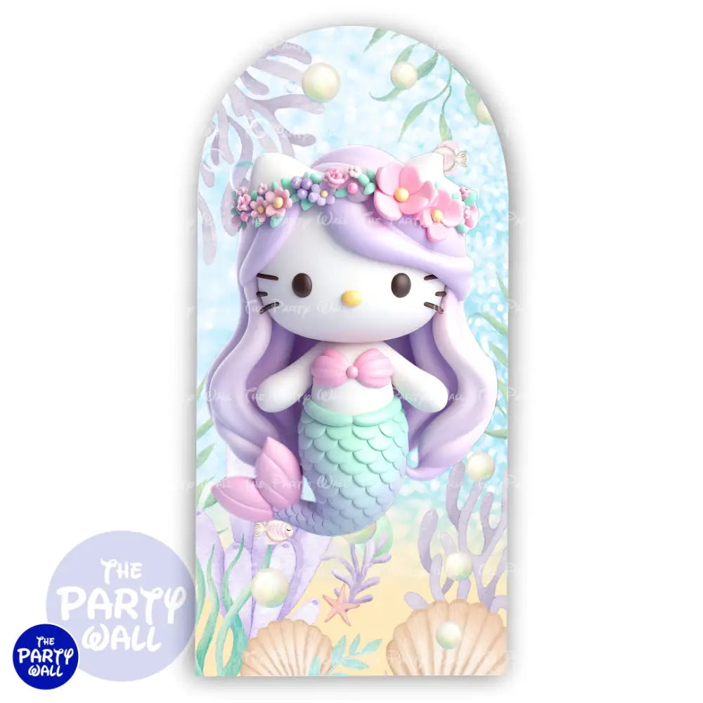 Hello Kitty - Funda para mampara de punta redonda o rectangular Mampara de punta redonda