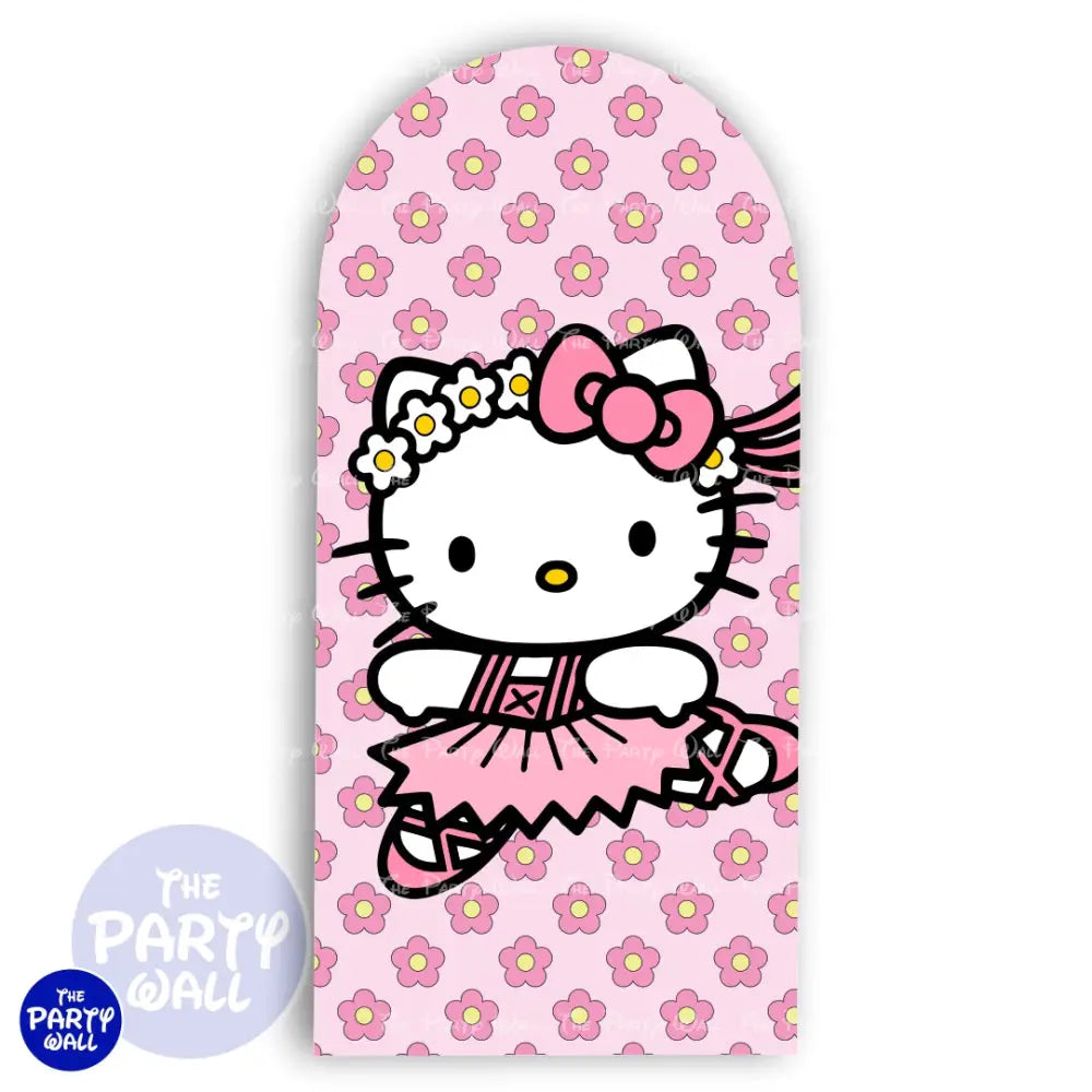 Hello Kitty - Funda para mampara de punta redonda o rectangular Mampara de punta redonda