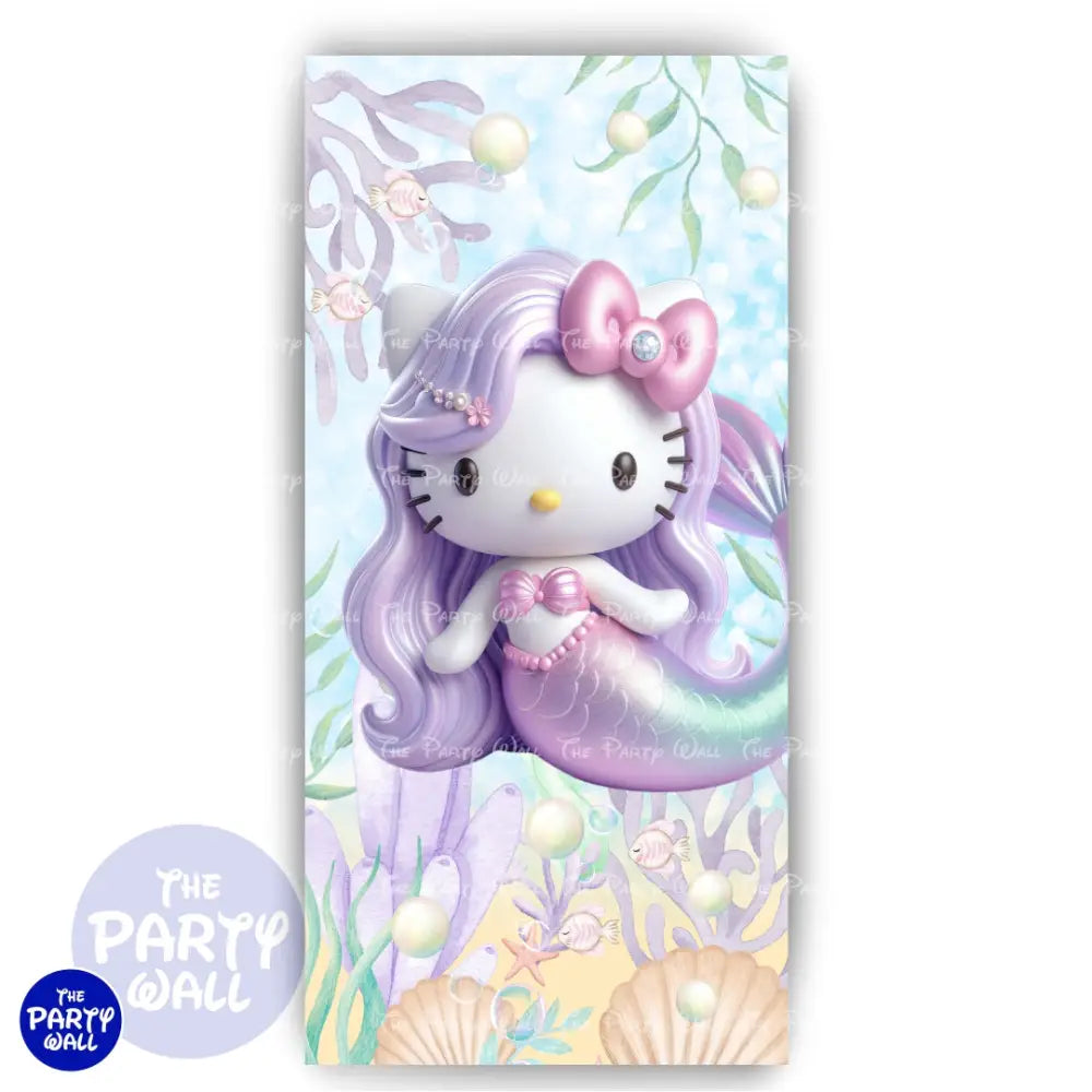 Hello Kitty - Funda para mampara de punta redonda o rectangular Mampara de punta redonda