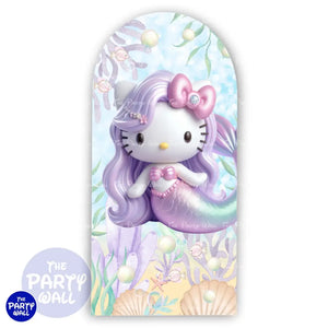 Hello Kitty - Funda para mampara de punta redonda o rectangular Mampara de punta redonda