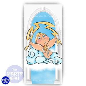 Hércules - Funda para mampara de punta redonda o rectangular Mampara de punta redonda