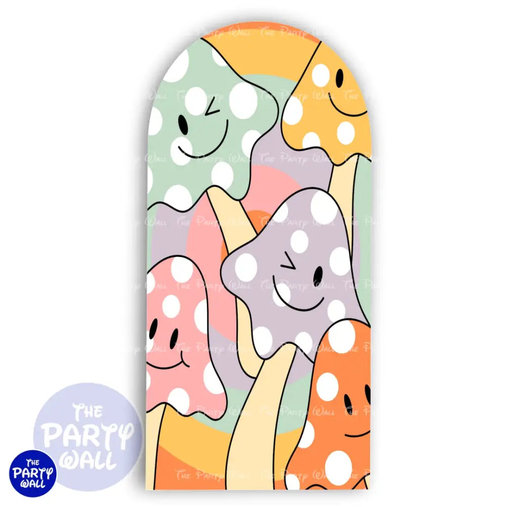 Hippie - Funda para mampara de punta redonda o rectangular Mampara de punta redonda