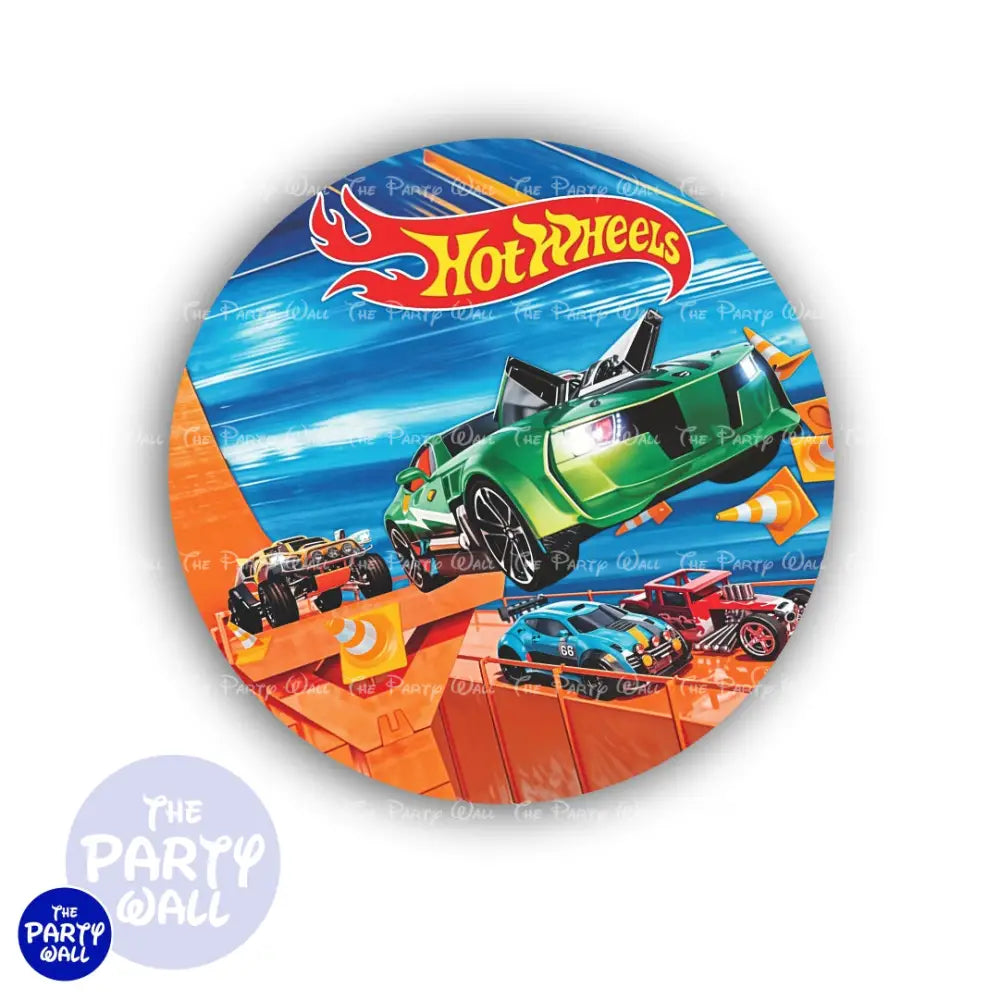 Hot Wheels - Funda para mampara circular Circular