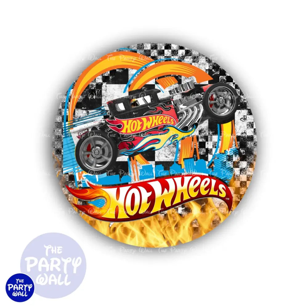 Hot Wheels - Funda para mampara circular Circular