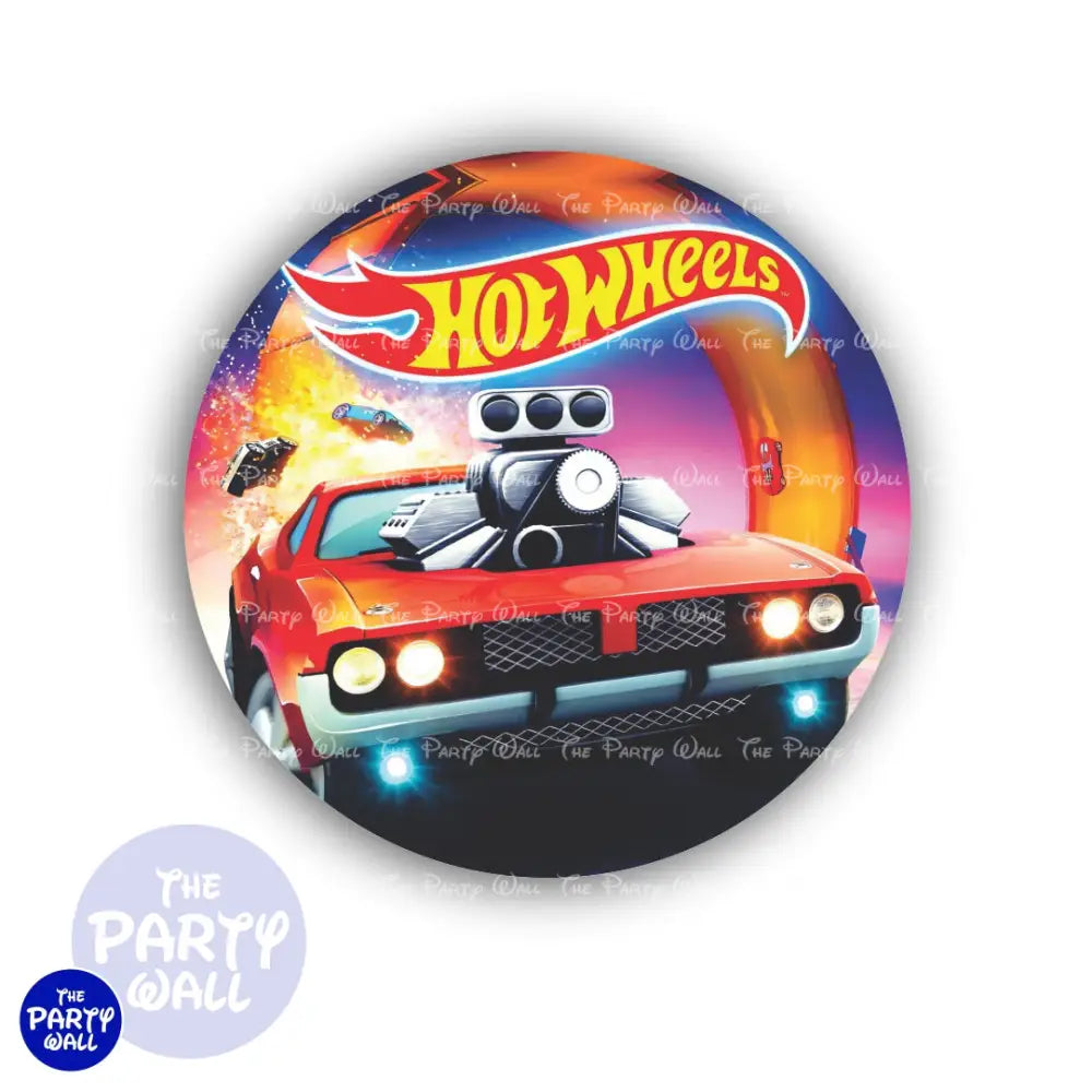 Hot Wheels - Funda para mampara circular Circular