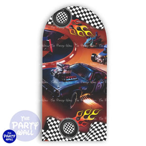 Hot Wheels - Funda para mampara de punta redonda o rectangular Mampara de punta redonda