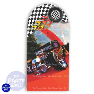 Hot Wheels - Funda para mampara de punta redonda o rectangular Mampara de punta redonda