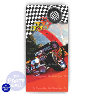 Hot Wheels - Funda para mampara de punta redonda o rectangular Mampara de punta redonda