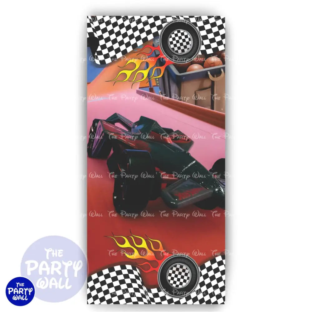 Hot Wheels - Funda para mampara de punta redonda o rectangular Mampara de punta redonda