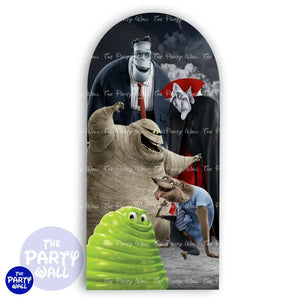 Hotel Transylvania - Funda para mampara de punta redonda o rectangular Mampara de punta redonda