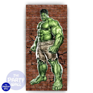 Hulk - Funda para mampara de punta redonda o rectangular Mampara de punta redonda