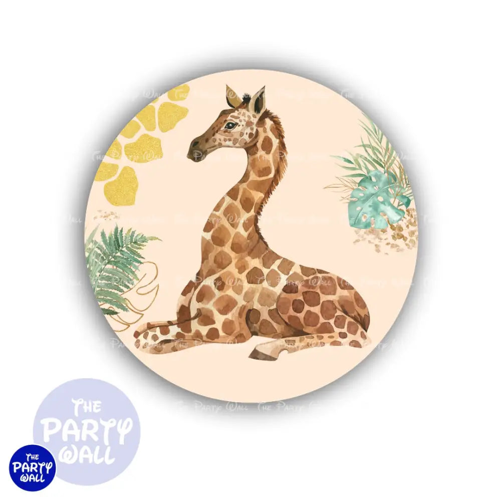 Jirafa - Funda para mampara circular Circular