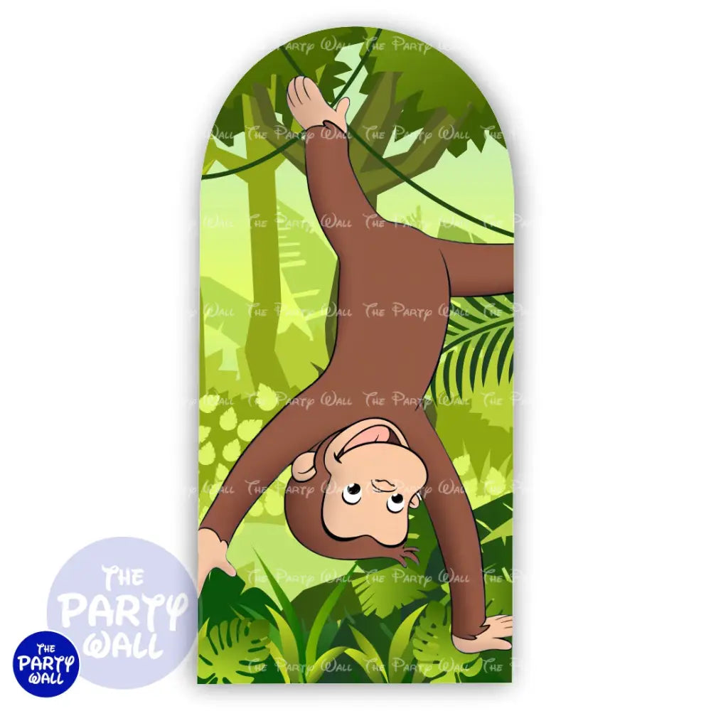 Jorge el Curioso - Funda para mampara de punta redonda o rectangular Mampara de punta redonda