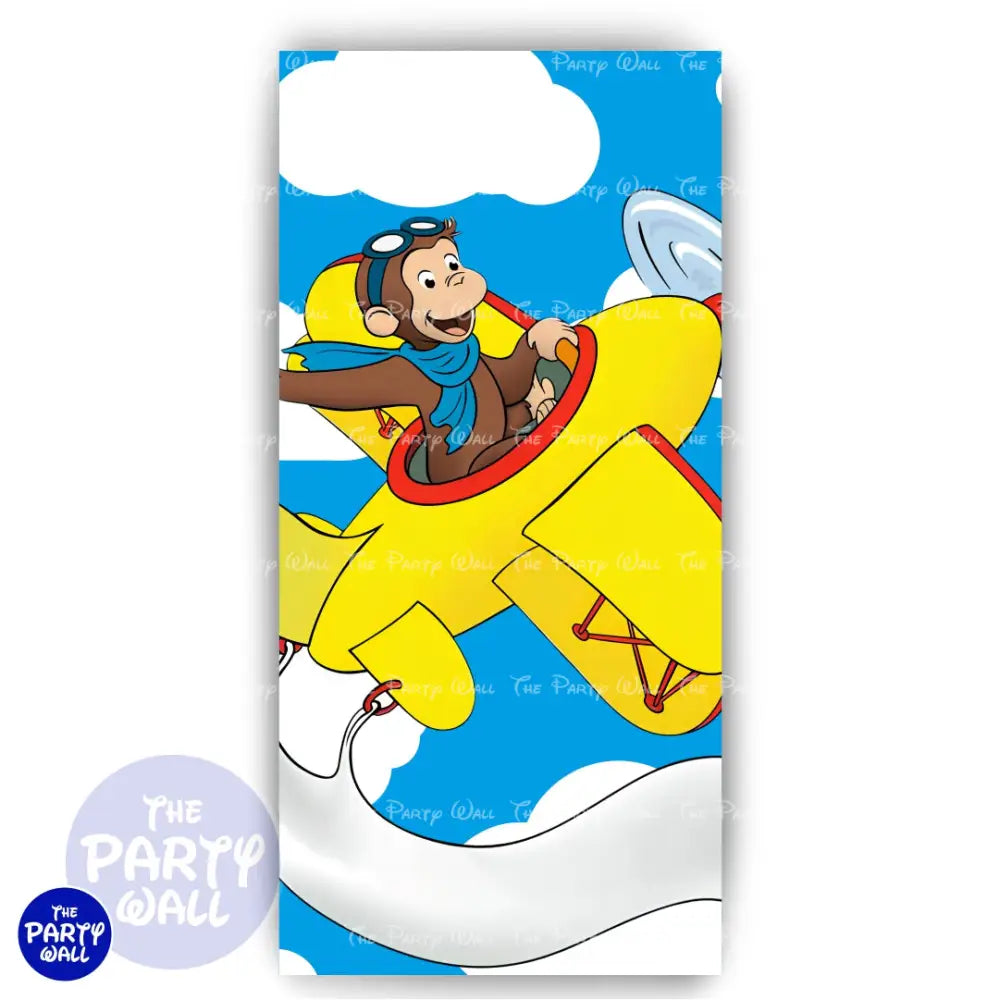 Jorge el Curioso - Funda para mampara de punta redonda o rectangular Mampara de punta redonda