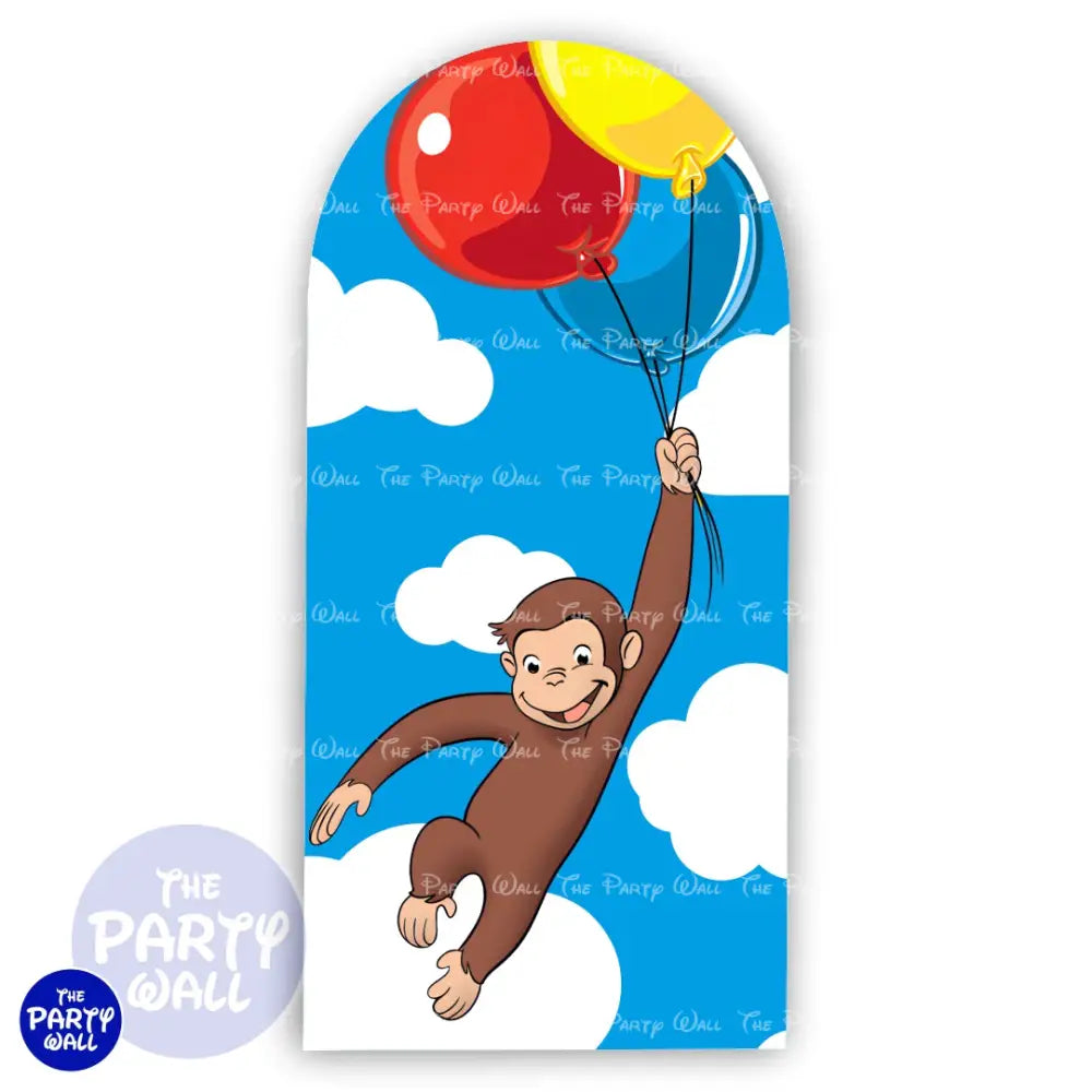 Jorge el Curioso - Funda para mampara de punta redonda o rectangular Mampara de punta redonda