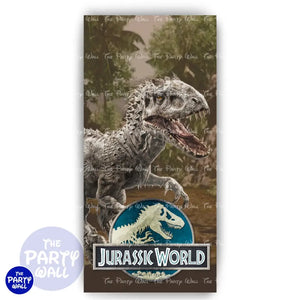 Jurassic World - Funda para mampara de punta redonda o rectangular Mampara de punta redonda