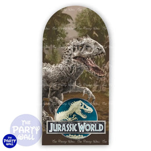 Jurassic World - Funda para mampara de punta redonda o rectangular Mampara de punta redonda