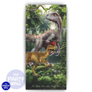 Jurassic World - Funda para mampara de punta redonda o rectangular Mampara de punta redonda
