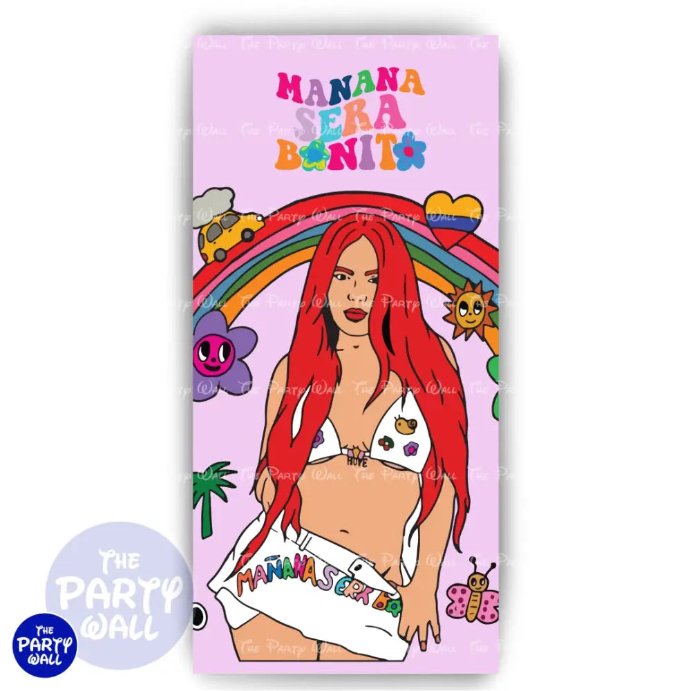 Karol G - Funda para mampara de punta redonda o rectangular Mampara de punta redonda