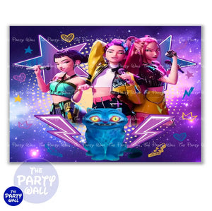 KPop Demon Hunters - Funda para mampara cuadrada o rectangular Cuadrado o Rectangular