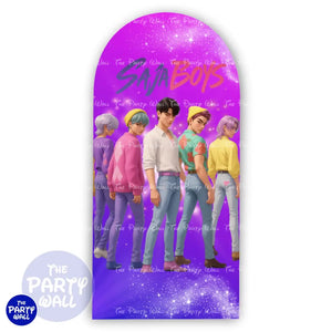 KPop Demon Hunters - Funda para mampara de punta redonda o rectangular Mampara de punta redonda