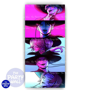 KPop Demon Hunters - Funda para mampara de punta redonda o rectangular Mampara de punta redonda