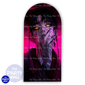 KPop Demon Hunters - Funda para mampara de punta redonda o rectangular Mampara de punta redonda