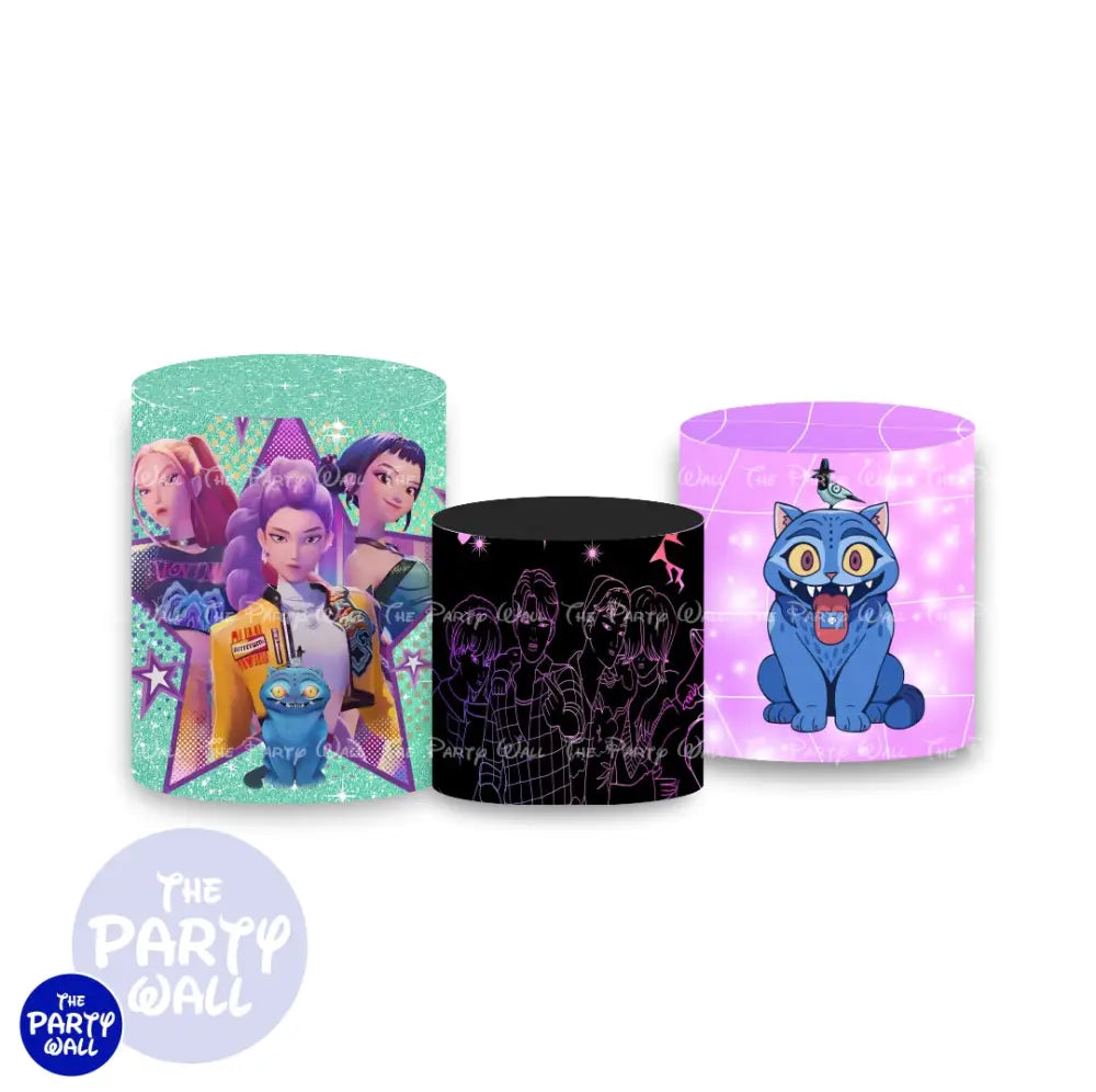 KPop Demon Hunters - Fundas para cilindros Cilindros