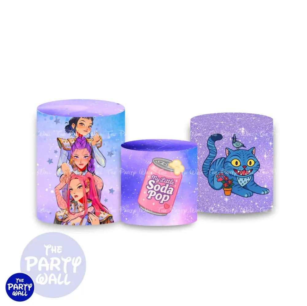 KPop Demon Hunters - Fundas para cilindros Cilindros