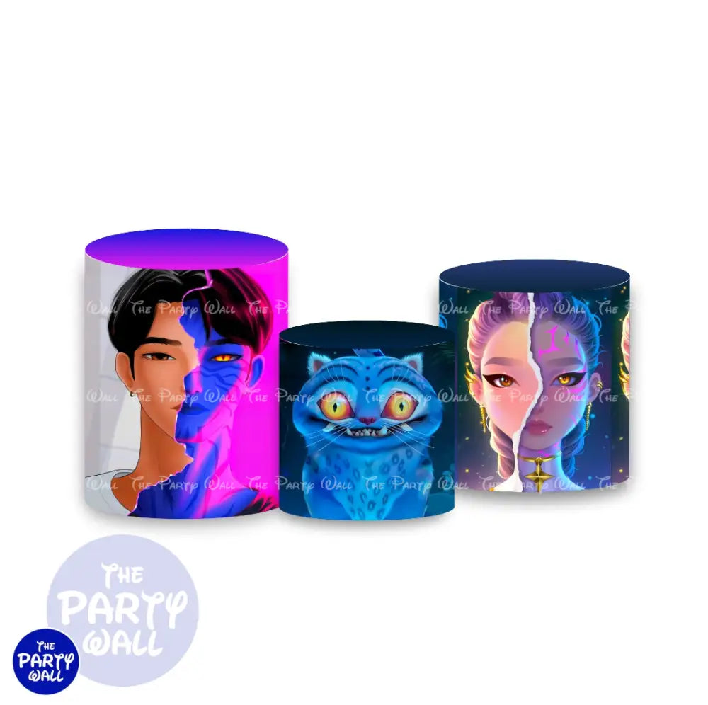 KPop Demon Hunters - Fundas para cilindros Cilindros