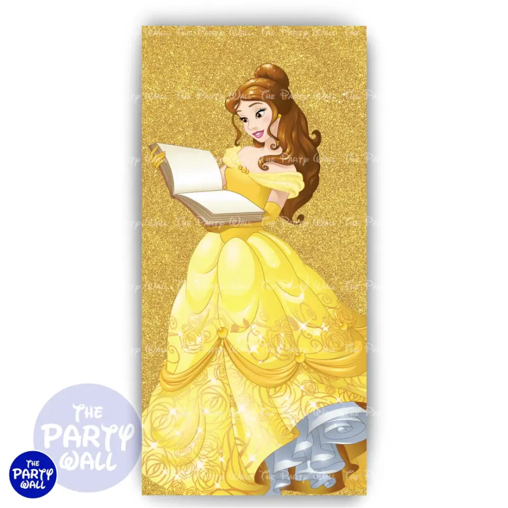 La Bella y la Bestia - Funda para mampara de punta redonda o rectangular Mampara de punta redonda