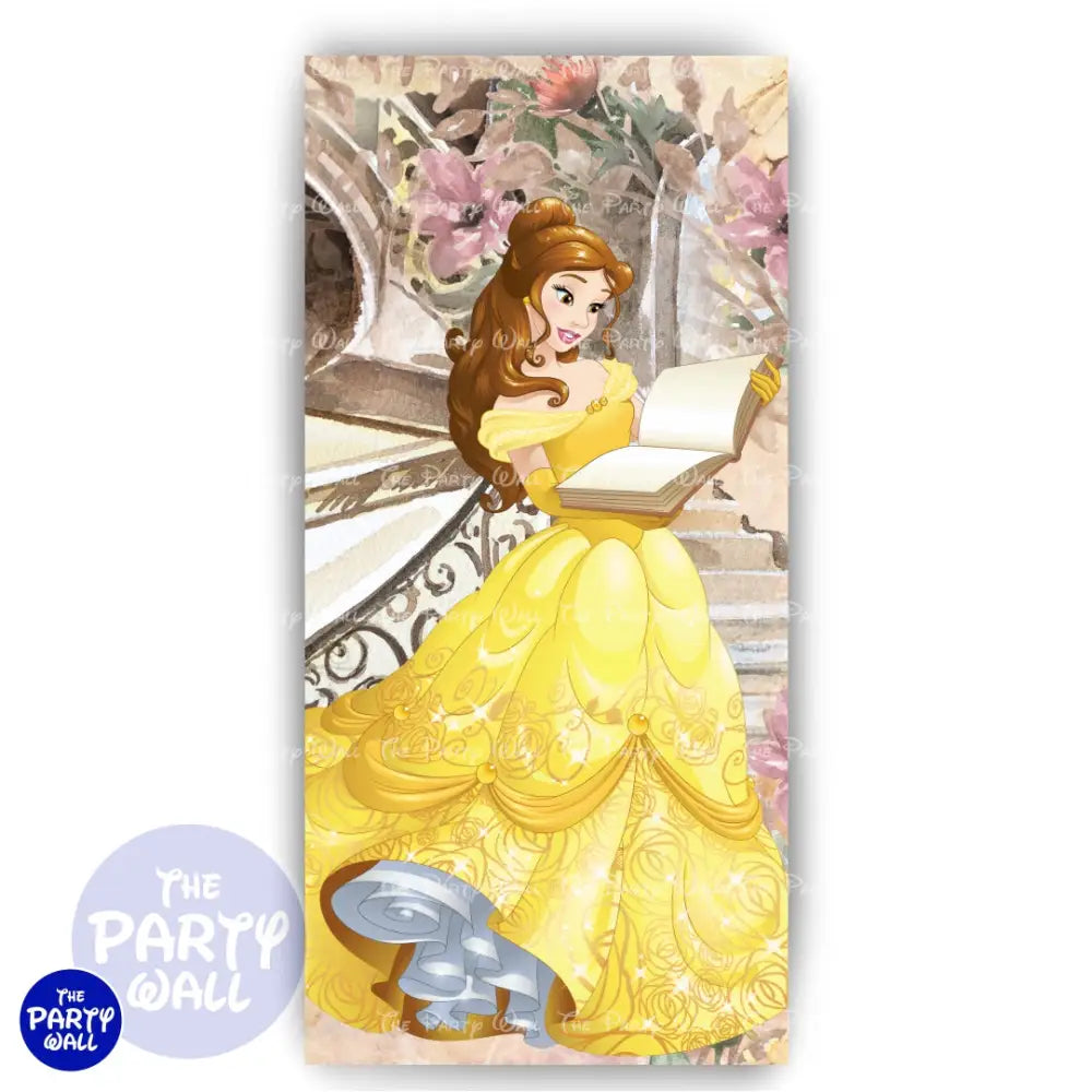 La Bella y la Bestia - Funda para mampara de punta redonda o rectangular Mampara de punta redonda