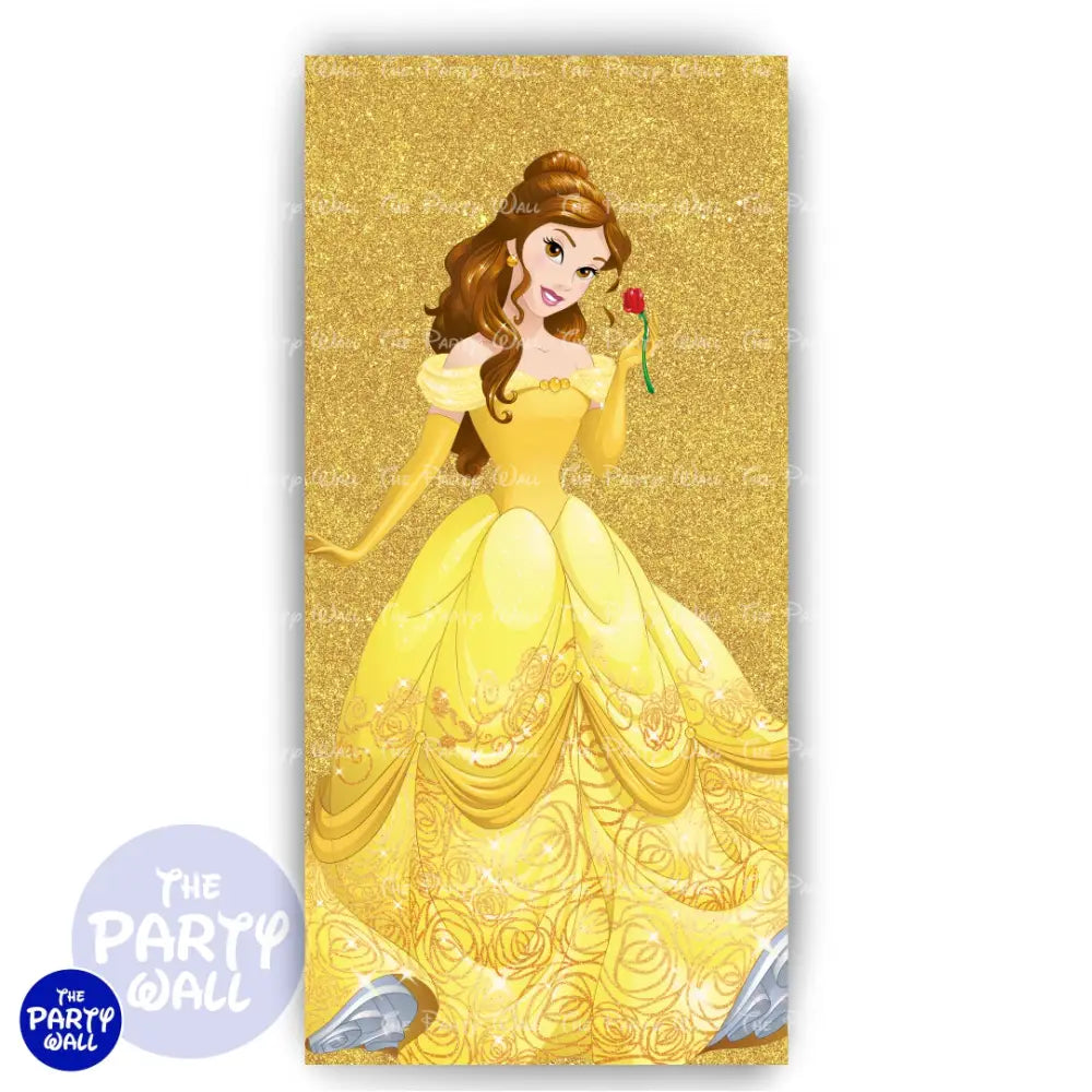 La Bella y la Bestia - Funda para mampara de punta redonda o rectangular Mampara de punta redonda