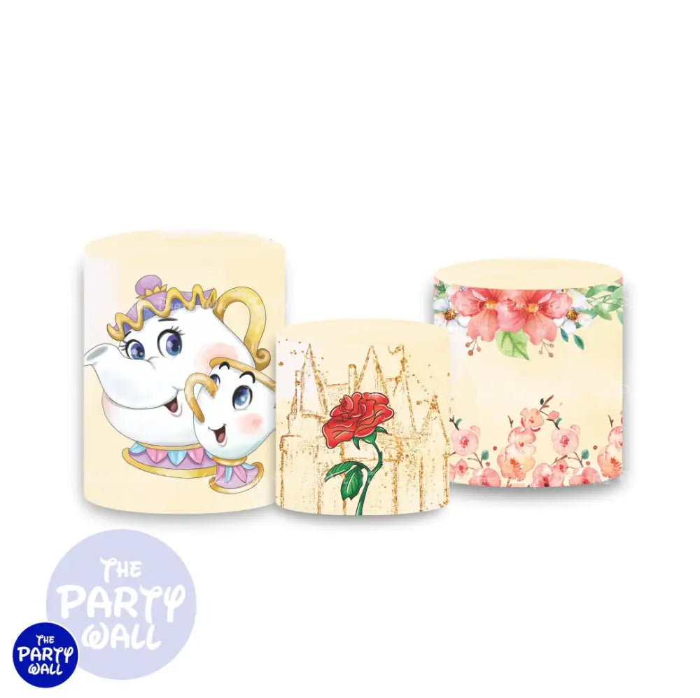 La Bella y la Bestia - Fundas para cilindros Cilindros