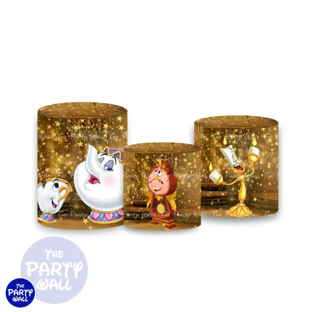 La Bella y la Bestia - Fundas para cilindros Cilindros