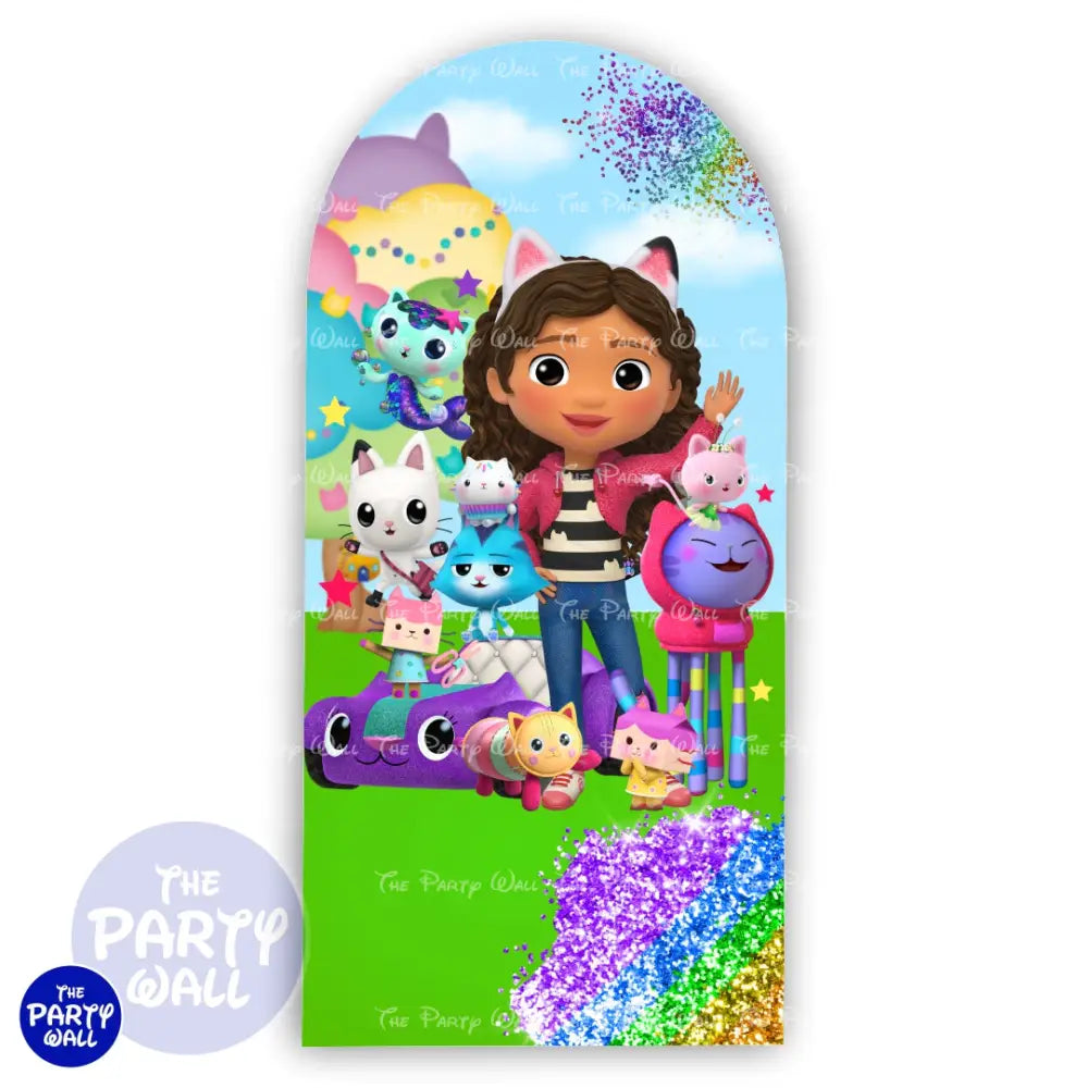 La Casa de Gabby - Funda para mampara de punta redonda o rectangular Mampara de punta redonda