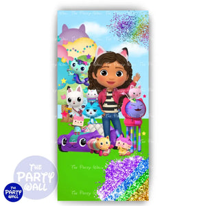 La Casa de Gabby - Funda para mampara de punta redonda o rectangular Mampara de punta redonda