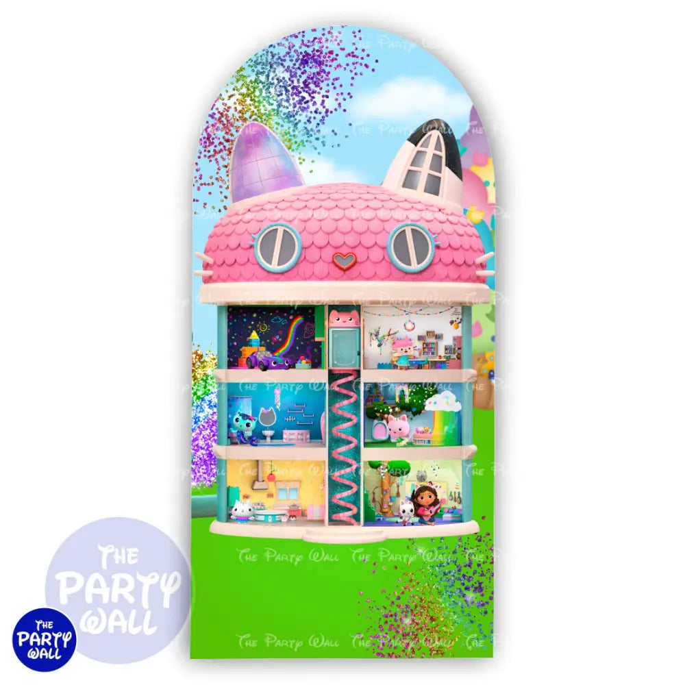 La Casa de Gabby - Funda para mampara de punta redonda o rectangular Mampara de punta redonda