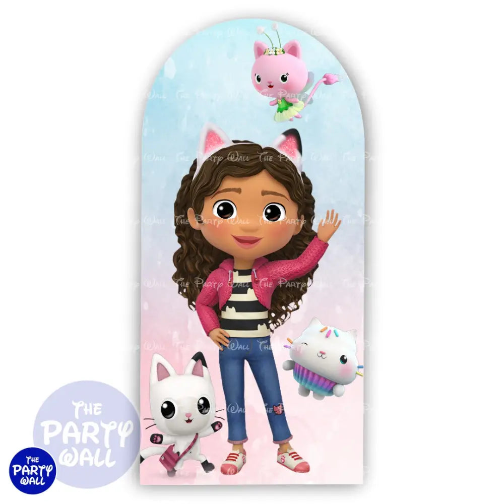 La Casa de Gabby - Funda para mampara de punta redonda o rectangular Mampara de punta redonda